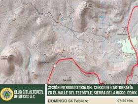 04 / Febrero / 2024 Sesión Introductoria del Curso de Cartografía en el Valle del Tezontle, Sierra del Ajusco, CDMX